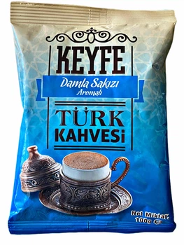 Кава мелена Keyfe Damla Sakizi Turk Kahvesi 100г