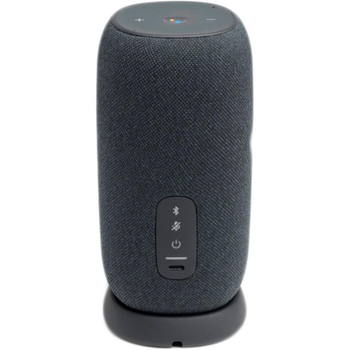 Акустическая система портативная JBL серии Link Portable Grey (JBLLINKPORGRY), широкополосная, 20 Вт, 65 Гц-20 кГц, 4800 мАч, 8 часов автономн. работы, WiFi/ Bluetooth: 4.2. голосовое упр-е, IPX7