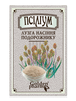Псіліум лузга насіння подорожнику Голден-Фарм 80г