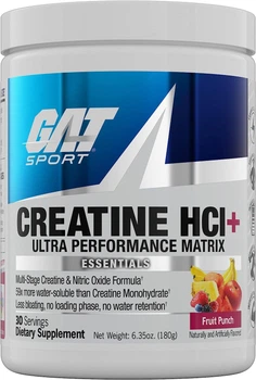 Креатин German American Technologies Creatine HCI + Ultra Performance Matrix, 180 g (Fruit Punch)