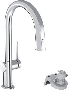 Смеситель кухонный с подключением к фильтру HANSGROHE Aqittura M91 FilterSystem 210 хром 76803000