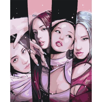 Картина по номерам Блек Пинк Black Pink 40х50 см (24085)