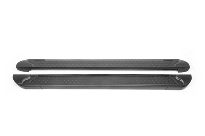 Боковые пороги Allmond Black (2 шт., алюминий) для Jeep Grand Cherokee WJ 1999-2004 гг