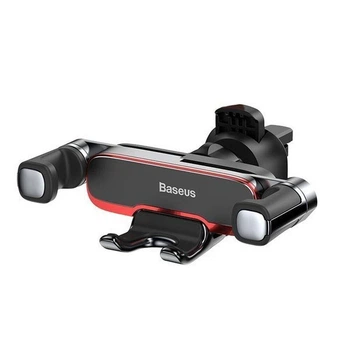 Держатель для телефона в машину Baseus Mr Hui Gravity Car Mount (4,7-6,5"). Black-Red