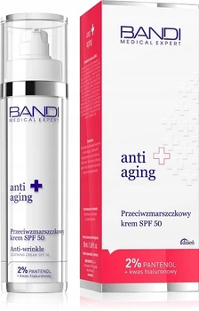 Денний крем для обличчя проти зморшок з ретинолом Bandi Medical Anti Aging SPF50, 50 мл (NX31)