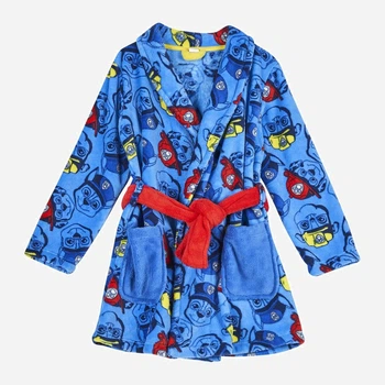 Детский махровый халат для мальчика Disney Paw Patrol 2900000105 98 см Голубой (8445484185829)