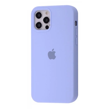 Чехол силиконовый Elegant Premium Stylish Case Silicone Case Full для Apple iPhone 12 Pro Max (6.7") Lilac Cream