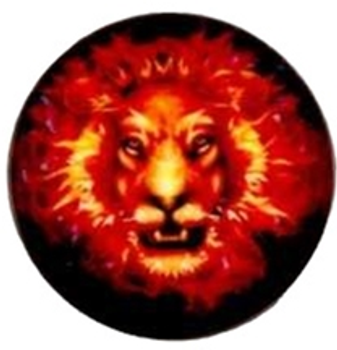 Uchwyt i podstawka do telefonu iLike Universal Pop Holder Fire Lion Black/Red (ILIUNPH39)