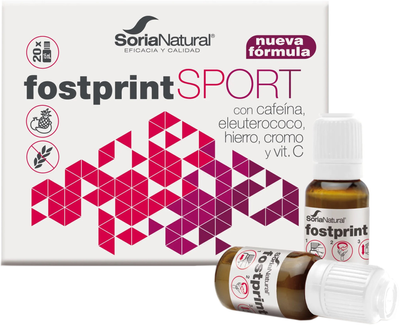 Дієтична добавка Soria Natural Fostprint Sport 20 шт x 15 мл (8422947062460)