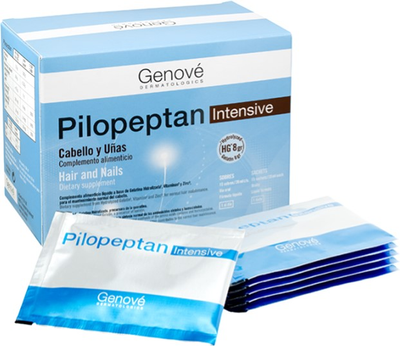 Вітамінно-мінеральний комплекс Genove Pilopeptan Intensive Hair Nails 15 х 20 мл (8423372025006)
