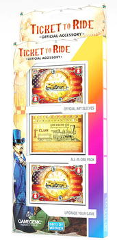 Koszulki na karty Gamegenic Ticket to Ride USA Art Sleeves 46 x 70 mm 152 szt (4251715410486)