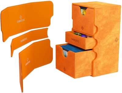 Карткова коробка Gamegenic Stronghold 200+ XL Convertible 7.5 x 10 x 6 см Orange (4251715412992)