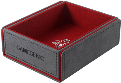 Pudełko na karty Gamegenic Token Keep 11.3 x 8.7 x 3.6 cm Gray / Red (4251715413302)