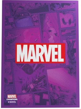 Koszulki na karty Gamegenic Marvel Champions Art Sleeves 66 x 91 mm Purple 50 + 1 szt (4251715409794)