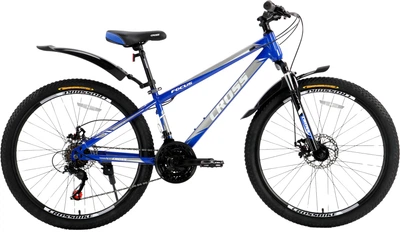 Велосипед Cross Focus 24" Рама 11" Blue-Grey (24CWS-005074)