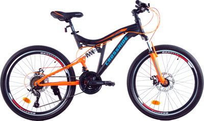 Велосипеды Crossride MTB-SUSP. ST "NITRO" 24" 17" Черный (0212-1)