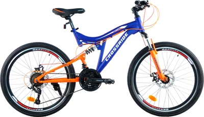 Велосипеды Crossride MTB-SUSP. ST "NITRO" 24" 17" Фиолетовый (0212-2)