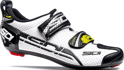 Велотуфли Триатлон SIDI T-4 Air Carbon Composite 38.5 White-Black (CT4AIRCC385)