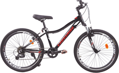 Велосипед Crossride 24 МТВ AL CROSS V-brake 13" Красный (0270-1)