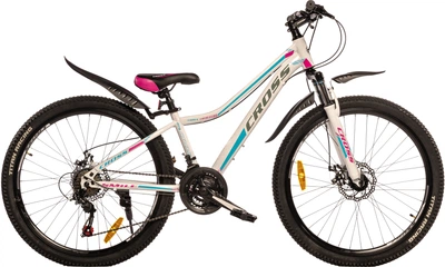 Велосипед Cross 26" Smile 2023 Рама-13" White-violet (26CJS-004671)