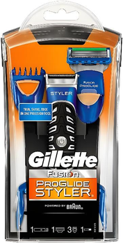 Станок Gillette Fusion PROGLIDE Styler (1) + 3 насадки (3485828)