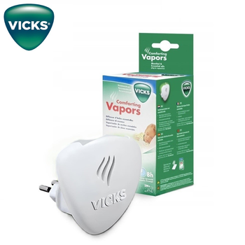 Випарник ефірних олій Інгалятор Vicks Vapors Comfortable Breath VH1700 Ментол