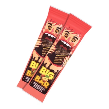 Торт вафельний глазурований Polus BIG BAR з ароматом фундука 45 г