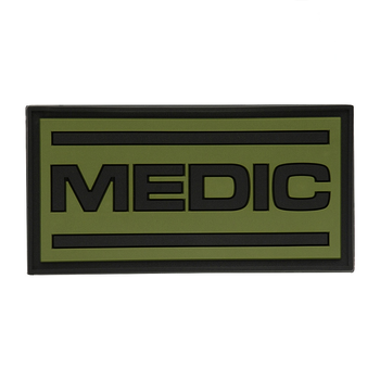 Нашивка PVC Olive/Black Medic M-Tac