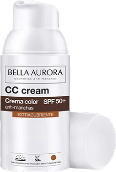 CC Krem Bella Aurora Anti-Blemish SPF 50 Extracubriente 30 ml (8413400011194)