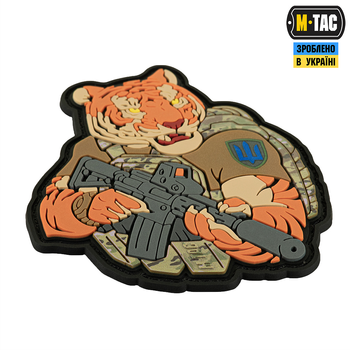 Тигр нашивка Механізовані війська PVC M-Tac