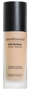 Тональна основа-сироватка Bareminerals Original Pure Serum Liquid Foundation SPF 20 Fair Cool 1.5 30 мл (194248097820)