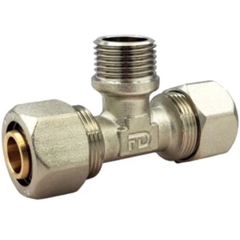 Тройник обжимной Fado 20x1/2"x20 обжим-РН-обжим (RFT25)