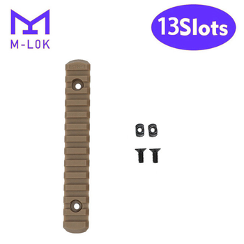 Планка Пикатини M-LOK 13 Slot Polymer Койот