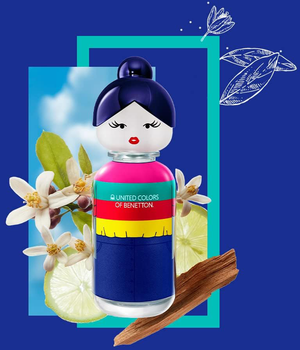 Набір для жінок United Colors of Benetton Sisterland Blue Neroli Туалетна вода 80 мл + Лосьйон для тіла 75 мл (8433982024696)