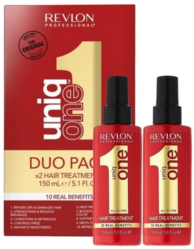 Spray do włosów Revlon Professional Uniq One All In One 2 x 150 ml (8432225139272)
