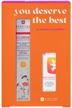 Zestaw do pielęgnacji twarzy Erborian You Deserve The Best Krem CC Dore SPF 25 45 ml + Serum do twarzy 10 ml (3253581867884)