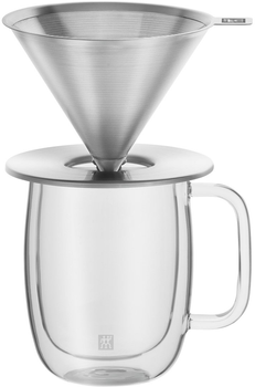 Набір Zwilling Coffee пуровер для кави + склянка (1024006)