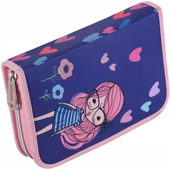 Plecak Hama Pretty Girl z piórnikiem 42 x 29 x 22 cm 20 l Blue (4047443420916)