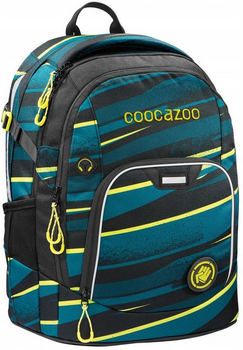 Рюкзак Coocazoo Rayday Wild Stripe з пеналом 29 x 20 x 41 см 0.5 л Green (4047443473097)