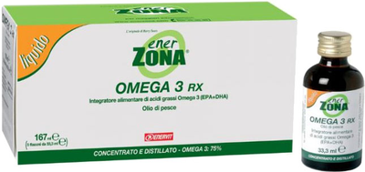 Жирні кислоти Enervit Enerzona Omega 3 Rx Complemento Alimenticio 3 x 33.3 мл (8470003708821)
