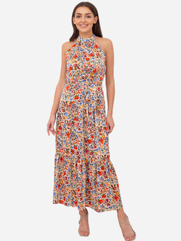 Плаття міді літнє жіноче Ax Paris DA1751 2XL Різнокольорове (5063259051563)