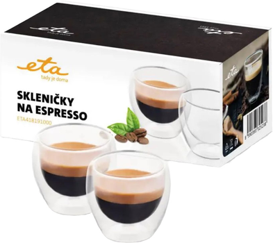 Szklanki do espresso ETA 2 x 80 ml (ETA418191000)