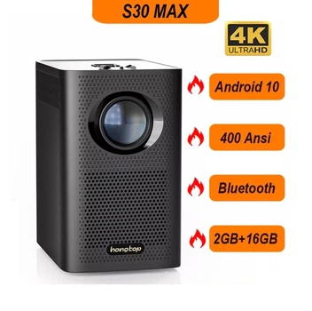 Проектор HONGTOP S30 MAX Android 10 Wi-Fi Bluetooth HDMI 2/16 ГБ