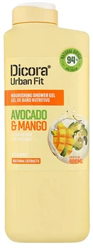Гель для душу Dicora Urban Fit Манго та авокадо з вітаміном Е 400 мл (8410262902110)