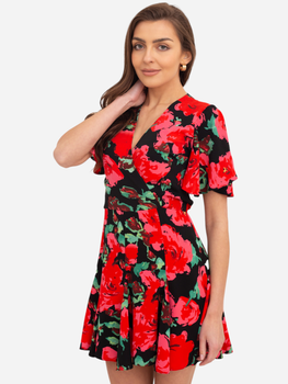 Sukienka kopertowa krótka letnia damska Ax Paris DA1858 L Czerwona (5063259098704)
