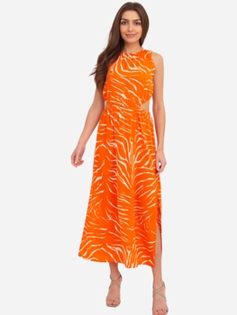 Плаття довге літнє жіноче Ax Paris DA1723 S Оранжеве (5063259043827)