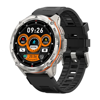 Умные Smart часы Kospet TANK T3 Ultra - GPS противоударные водонепроницаемые Military Silver (001438787)