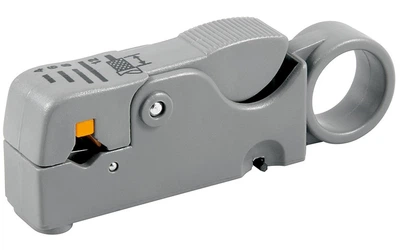 Інструмент мережевий FixPoint Інструмент (зачистки) RG58/59/62/6 3C2V RJ45Cat5/6/7/8 сірий(75.01.1661)