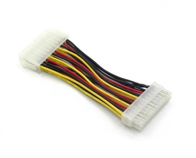 Кабель живлення внутрішній Lucom ATX 24p-20p F/M 0.13m AWG20 Cu(62.09.8413)