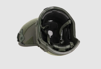 Баллистический шлем Gotie FAST NIJ IIIA (НВМПЭ) Olive с подвесной системой Ops-Core